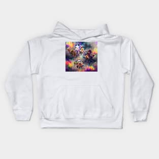 Psychedelic Stars Kids Hoodie